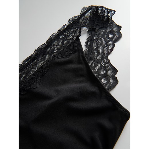 Reserved - Koszula nocna z wiskozy - czarny Reserved S Reserved