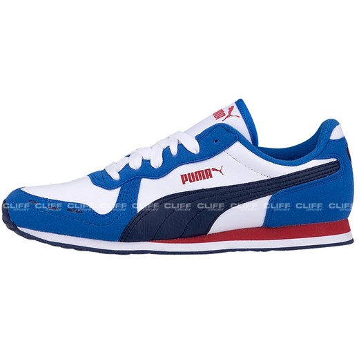 BUTY PUMA CABANA RACER JR cliffsport-pl niebieski 