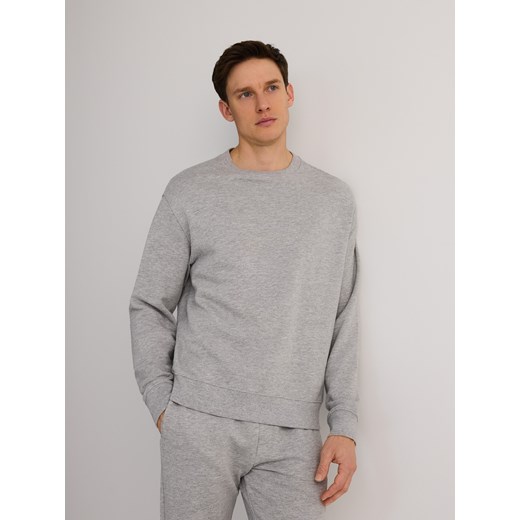 Reserved - Bawełniana bluza oversize - jasnoszary Reserved S Reserved