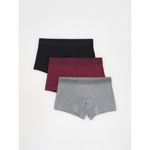 Reserved - 3 pack bokserek Classic - bordowy Reserved XXL Reserved
