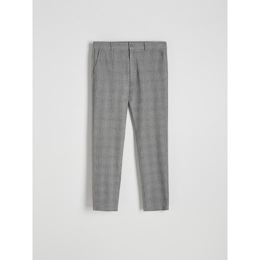 Reserved - Spodnie chino slim - szary Reserved S Reserved