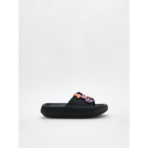 Reserved - Lekkie klapki - czarny Reserved 34/35 Reserved