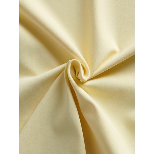 Reserved - Gładki t-shirt z poliamidu - kremowy Reserved S Reserved