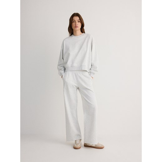 Reserved - Bawełniana bluza - jasnoszary Reserved M Reserved