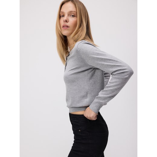 Reserved - Jeansy push up slim long leg - czarny Reserved 36 Reserved