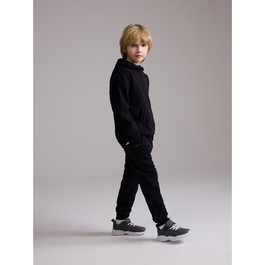 Reserved - Dresowe spodnie jogger - czarny Reserved 140 (9 lat) Reserved