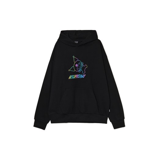 Cropp - Czarna bluza hoodie z Kuromi UNISEX - czarny ze sklepu Cropp w kategorii Bluzy męskie - zdjęcie 177588154