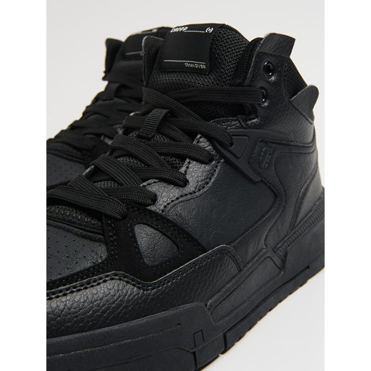 Cropp - Czarne sneakersy za kostkę - czarny Cropp 42 Cropp