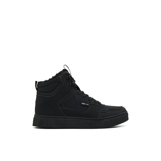 Cropp - Czarne sneakersy ze sztucznym barankiem - czarny Cropp 42 wyprzedaż Cropp