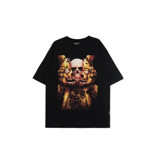 Cropp - Czarna koszulka z Five Nights at Freddy's - czarny Cropp M Cropp