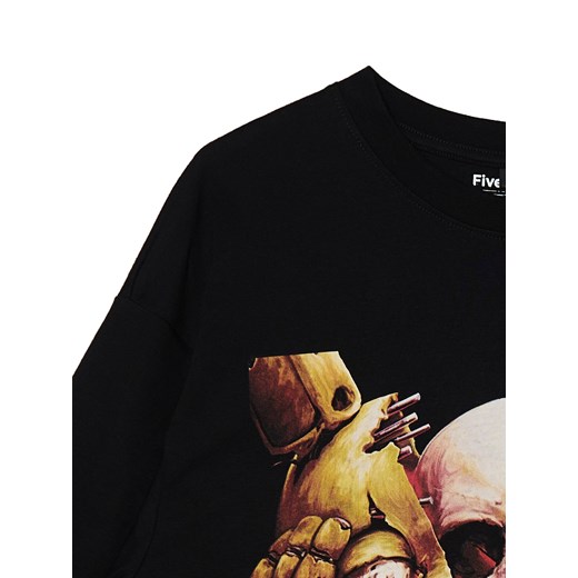 Cropp - Czarna koszulka z Five Nights at Freddy's - czarny Cropp M Cropp