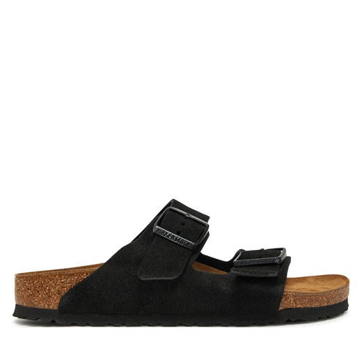 Klapki Birkenstock Arizona 1027164 Czarny ze sklepu eobuwie.pl w kategorii Klapki damskie - zdjęcie 177593283