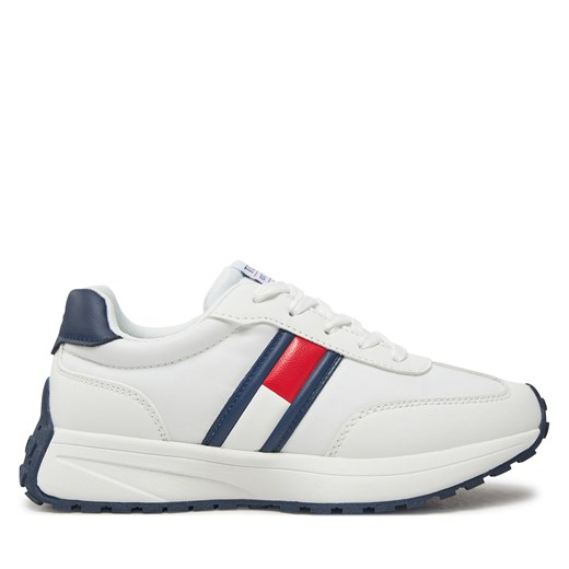 Sneakersy Tommy Hilfiger T3X9-33877-1695X336 S Biały ze sklepu eobuwie.pl w kategorii Buty sportowe dziecięce - zdjęcie 177593451