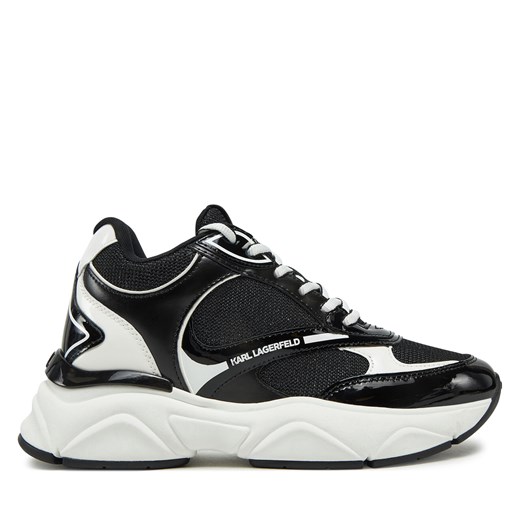 Sneakersy KARL LAGERFELD Komet Wedge KL65724A Czarny Karl Lagerfeld 37 eobuwie.pl