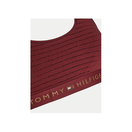 Tommy Hilfiger Top UW0UW05587 Bordowy Slim Fit Tommy Hilfiger XL MODIVO