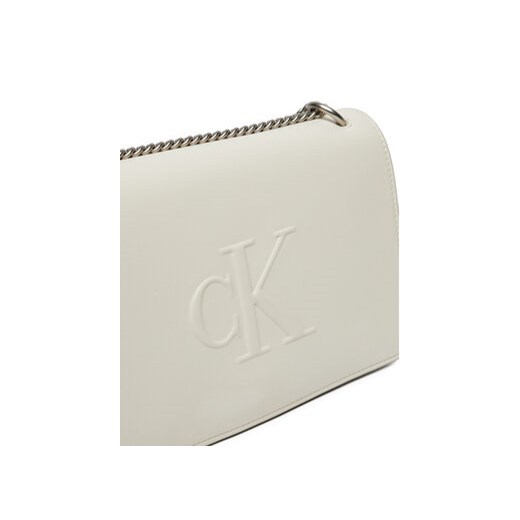 Calvin Klein Jeans Torebka Sculpted Ew K60K612727 Écru uniwersalny MODIVO