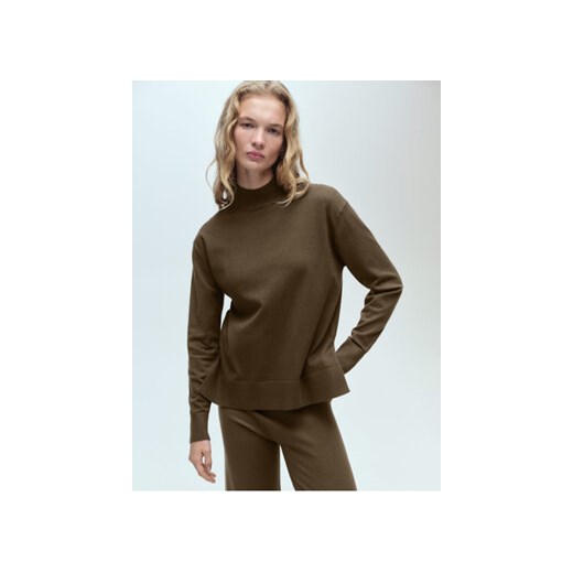 Mango Sweter 87090430 Khaki Regular Fit ze sklepu MODIVO w kategorii Swetry damskie - zdjęcie 177596040