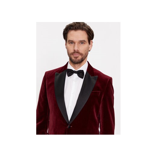 Boss Marynarka H-Hutson-Tux-231 50484709 Czerwony Slim Fit 56 MODIVO