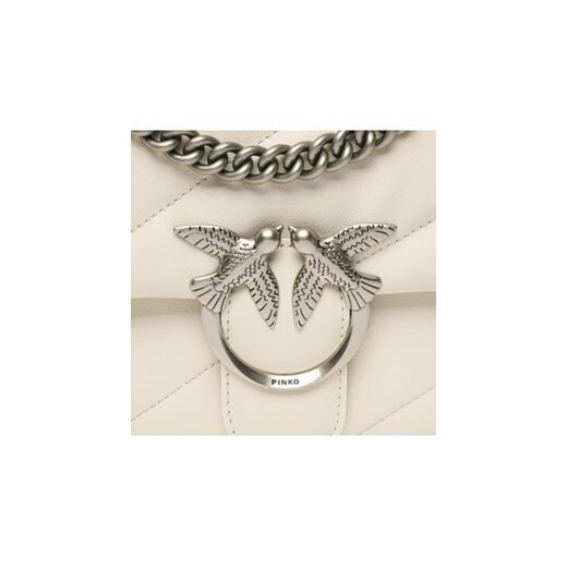 Pinko Torebka Love Classic Puff Cl PE 23 PLTT 100038 A0F2 Biały Pinko uniwersalny MODIVO