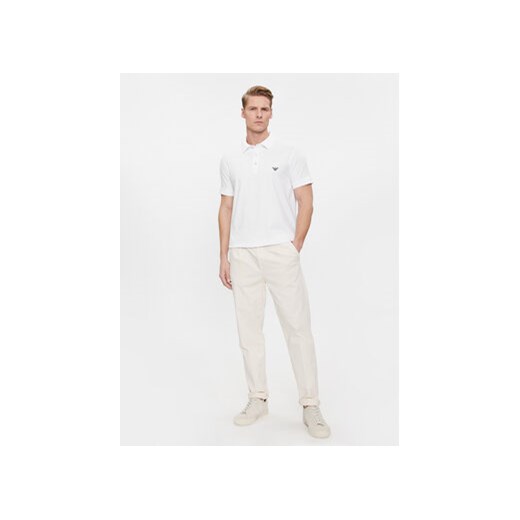 Emporio Armani Underwear Polo 211804 4R461 00010 Biały Regular Fit XL MODIVO