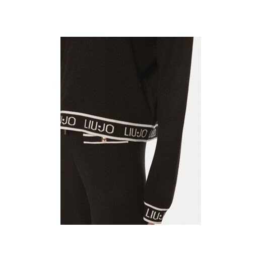 Liu Jo Sport Sweter TF4049 MS59L Czarny Relaxed Fit L MODIVO