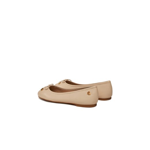 Lauren Ralph Lauren Baleriny 802940728001 Beżowy 39 MODIVO
