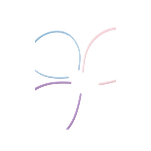 Nelli Blu Zestaw 3 opasek materiałowych 7KE-005-AW23 Różowy Nelli Blu one size MODIVO