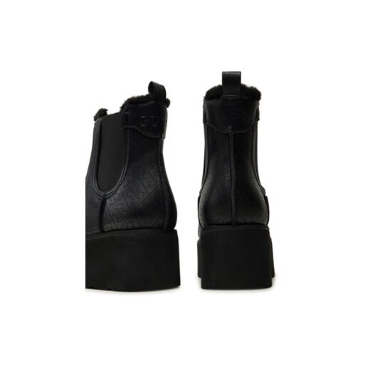 Guess Botki Jilaine FLFJIL FAL10 Czarny Guess 36 MODIVO