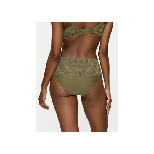 Triumph Figi klasyczne z wysokim stanem Amourette 10210675 Zielony Triumph 42 MODIVO