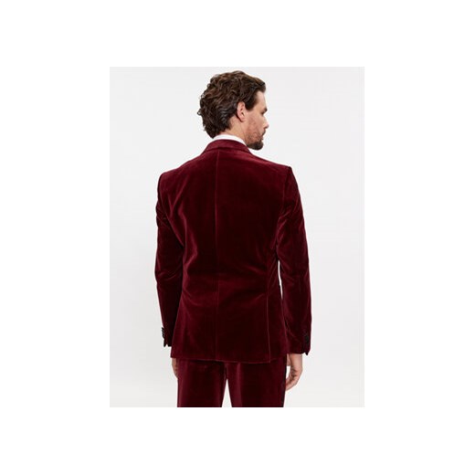 Boss Marynarka H-Hutson-Tux-231 50484709 Czerwony Slim Fit 54 MODIVO