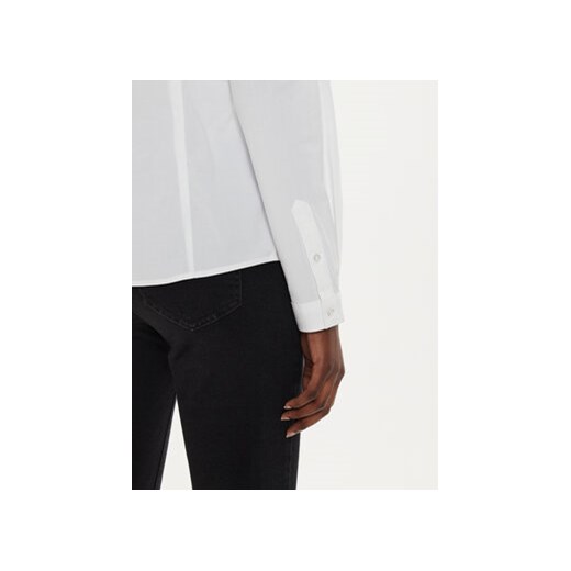 Sisley Koszula 5CNX5QD47 Biały Slim Fit Sisley S MODIVO
