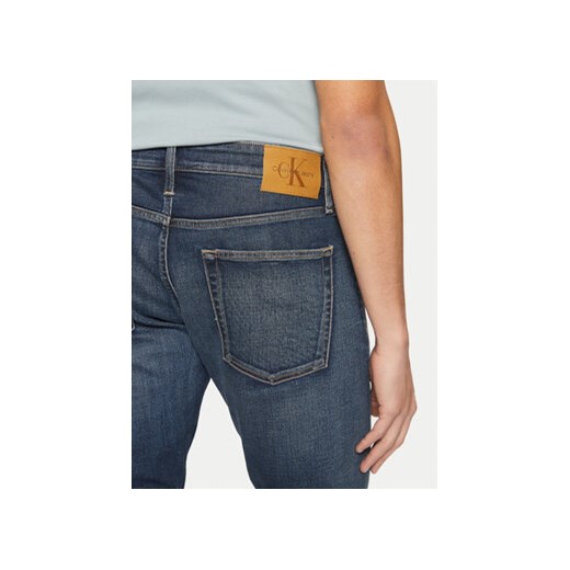 Calvin Klein Jeans Jeansy J30J326518 Granatowy Slim Fit 34_34 MODIVO