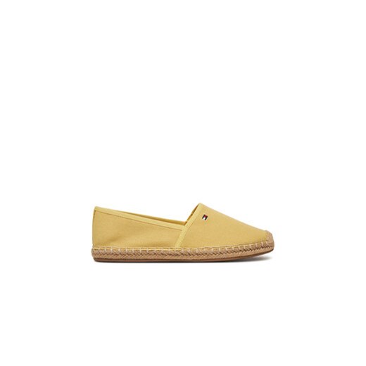 Tommy Hilfiger Espadryle Flag Canvas Espadrille FW0FW08541 Żółty ze sklepu MODIVO w kategorii Espadryle damskie - zdjęcie 177615134