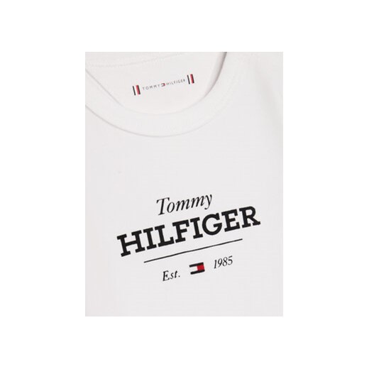 Tommy Hilfiger Body dziecięce Monotype Logo KN0KN01974 Biały Tommy Hilfiger 80 MODIVO