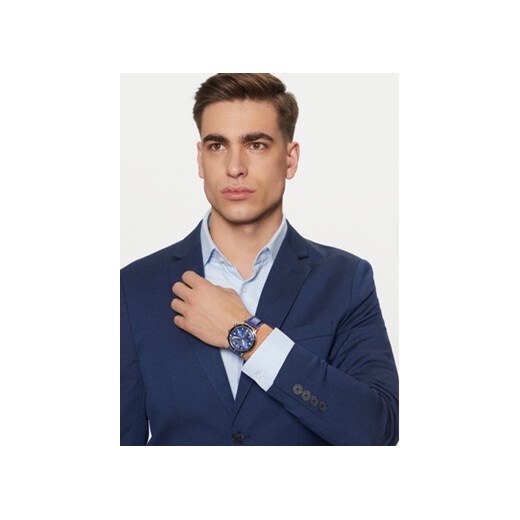 Ted Baker Zegarek Mornig Chrono BKPMRS206 Granatowy Ted Baker uniwersalny MODIVO