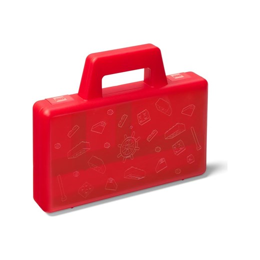 LEGO Walizka &quot;Case to go&quot; w kolorze czerwonym - 19 x 3,5 x 16 cm ze sklepu Limango Polska w kategorii Pojemniki kuchenne - zdjęcie 177620950