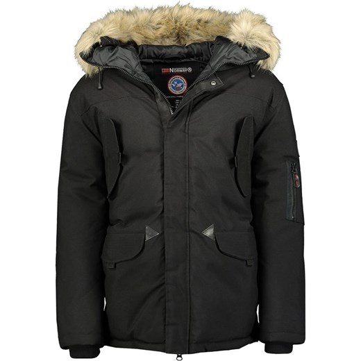 Geographical Norway Kurtka zimowa &quot;Bernar&quot; w kolorze czarnym ze sklepu Limango Polska w kategorii Kurtki męskie - zdjęcie 177621151