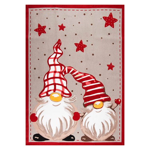 Trendy Kitchen by EXCÉLSA Ściereczka w kolorze szaro-czerwonym do naczyń - 70 x 50 cm ze sklepu Limango Polska w kategorii Ścierki kuchenne - zdjęcie 177621581