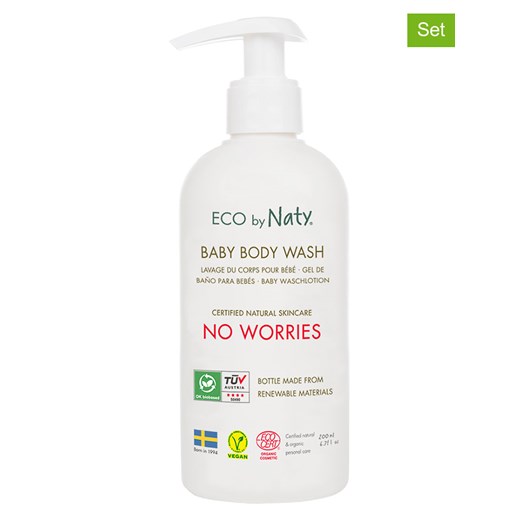 Naty Emulsje (2 szt.) do mycia - 2 x 200 ml ze sklepu Limango Polska w kategorii Pielęgnacja dziecka - zdjęcie 177621990
