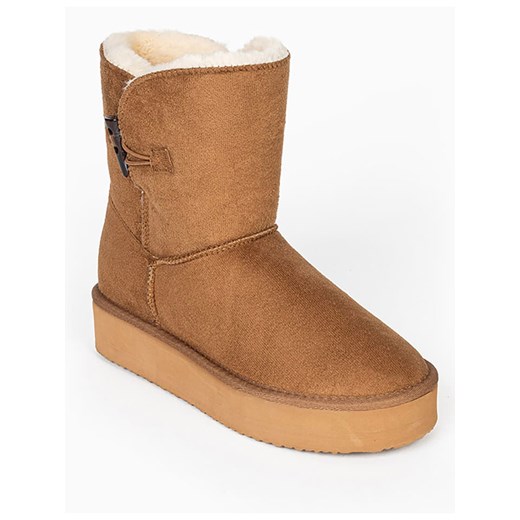 ISLAND BOOT Botki zimowe "Emmy" w kolorze jasnobrązowym Island Boot 36 okazja Limango Polska