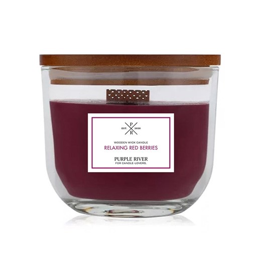 Purple River Świeca zapachowa &quot;Relaxing Red Berries&quot; - 370 g ze sklepu Limango Polska w kategorii Świece i dyfuzory - zdjęcie 177624124