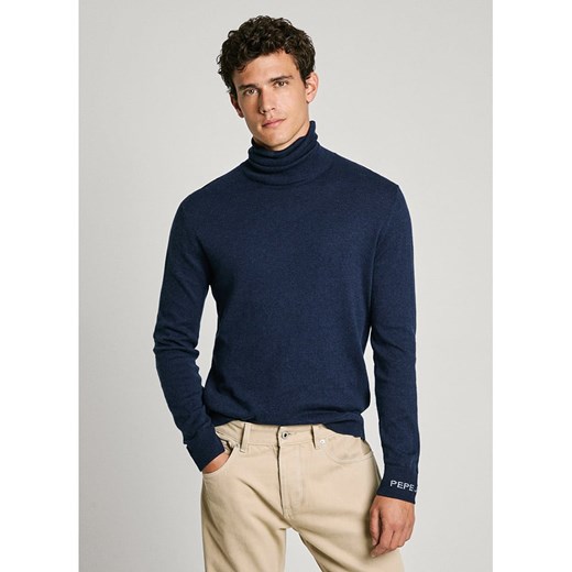 Pepe Jeans Sweter &quot;New Andre&quot; w kolorze granatowym ze sklepu Limango Polska w kategorii Swetry męskie - zdjęcie 177624303