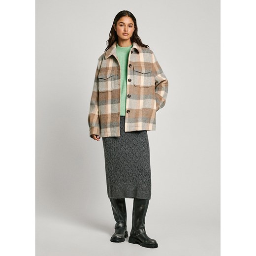 Pepe Jeans Kurtka koszulowa w kolorze karmelowo-beżowym ze sklepu Limango Polska w kategorii Kurtki damskie - zdjęcie 177624340