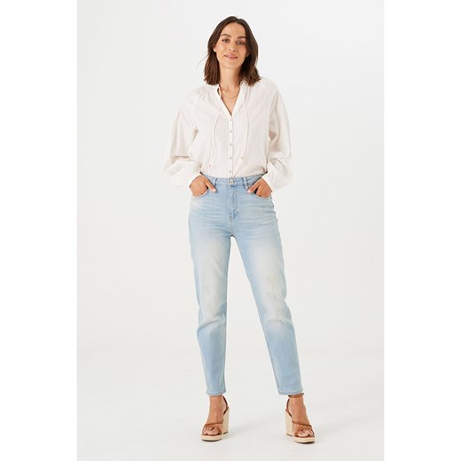 Garcia Dżinsy - Tapered fit - w kolorze błękitnym Garcia W29 wyprzedaż Limango Polska