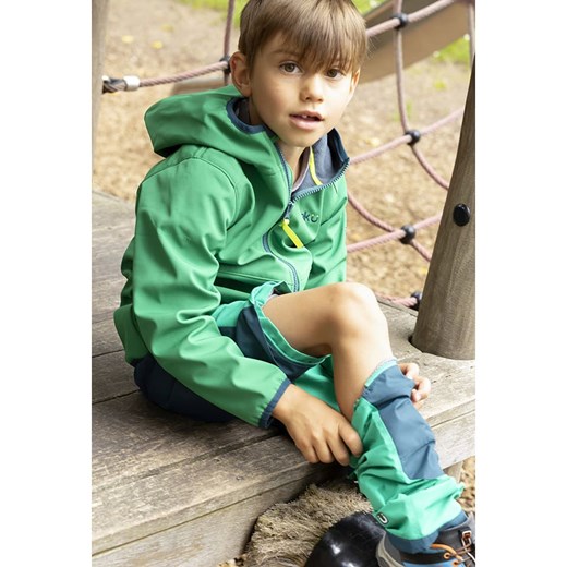 Peek U Spodnie trekkingowe Zipp-Off "Terra" w kolorze zielonym Peek U 92 Limango Polska okazja