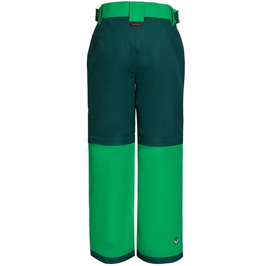 Peek U Spodnie trekkingowe Zipp-Off "Terra" w kolorze zielonym Peek U 110 wyprzedaż Limango Polska