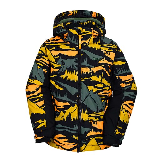 Peek U Kurtka narciarska &quot;Ash&quot; w kolorze zielono-żółtym ze sklepu Limango Polska w kategorii Kurtki chłopięce - zdjęcie 177626174