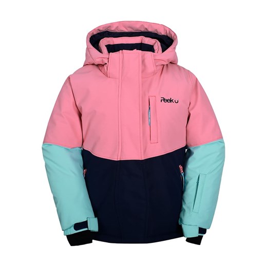Peek U Kurtka narciarska &quot;Ciel&quot; w kolorze jasnoróżowo-miętowym ze sklepu Limango Polska w kategorii Kurtki dziewczęce - zdjęcie 177626221