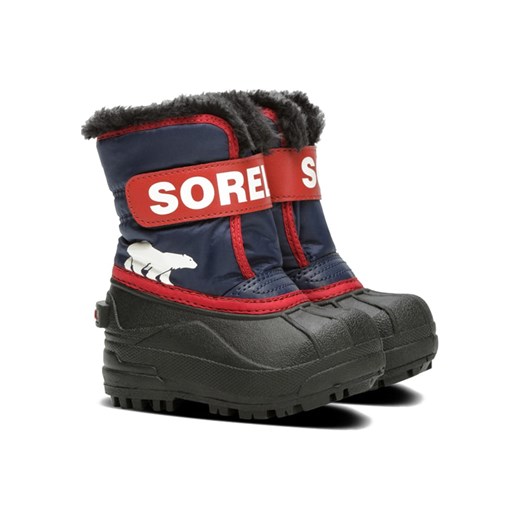 Sorel Kozaki zimowe &quot;Snow Commander&quot; w kolorze granatowo-czarnym ze sklepu Limango Polska w kategorii Buty zimowe dziecięce - zdjęcie 177626604