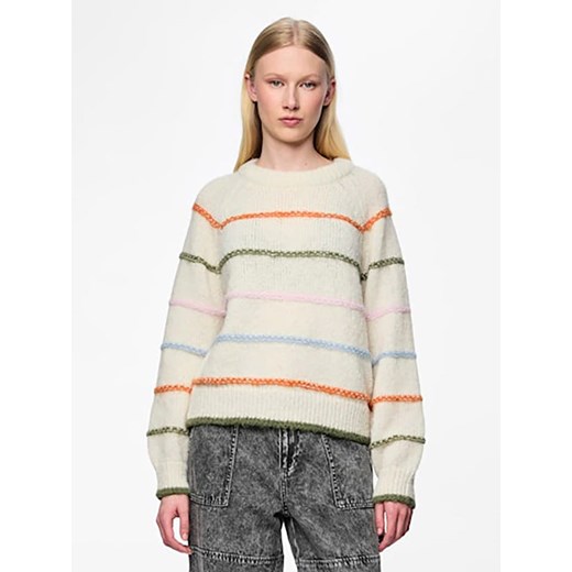 Pieces Sweter w kolorze kremowym ze sklepu Limango Polska w kategorii Swetry damskie - zdjęcie 177627443